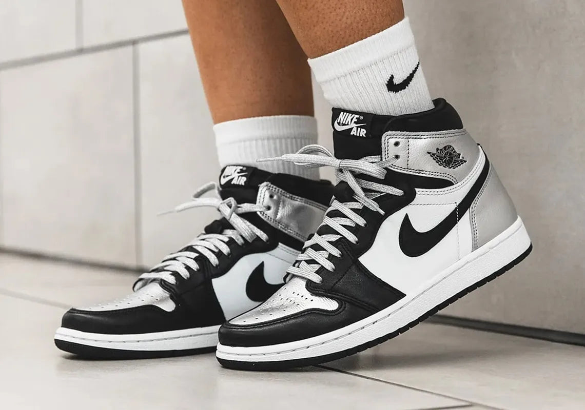 Air Jordan 1 High Silver Toe Women's Sneakers CD0461-001