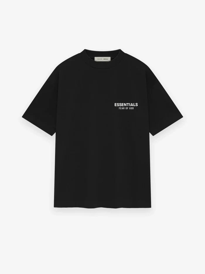 Fear of God Essentials SS25 Jet Black T-Shirt – Unisex