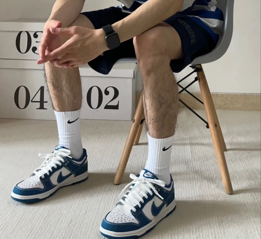 Nike Dunk Low Industrial Blue Men's Sneakers DV0834-101