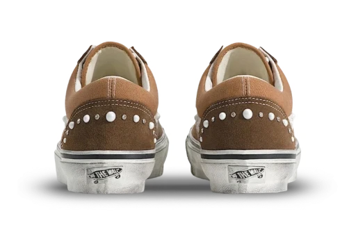 Vans LX Old Skool 36 Pearlized Pack Vintage Cocoa Brown Sneakers VN000E8VFST