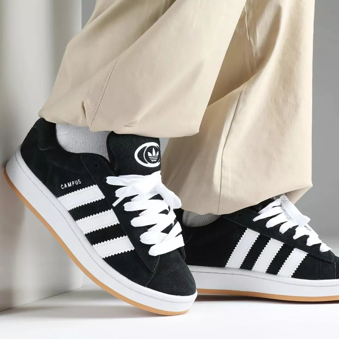 Adidas Campus 00s Black Gum Kids' Sneakers HQ6638