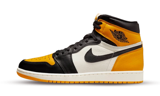 Air Jordan 1 High Yellow Toe Men's Sneakers 555088-711