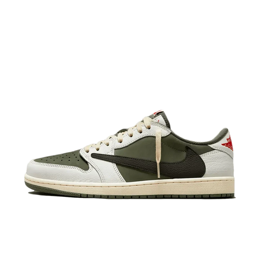 Air Jordan 1 Low Travis Scott Medium Olive Men's Sneakers DM7866-200