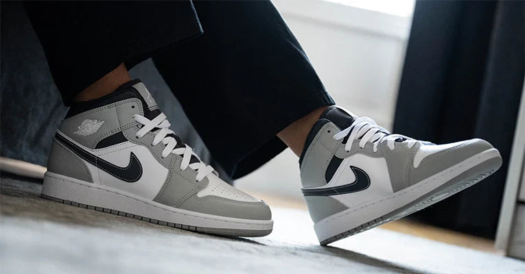 Air Jordan 1 Mid Anthracite Men's Sneakers 554725-078
