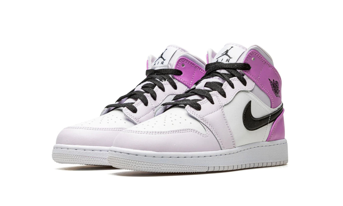 Air Jordan 1 Mid Barely Grape Kids' Sneakers DQ8423-501