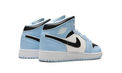 Air Jordan 1 Mid Ice Blue Kids' Sneakers 555112-401