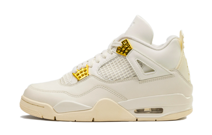 Air Jordan 4 Metallic Gold Women's Sneakers AQ9129-170