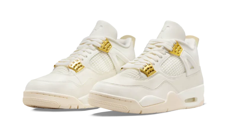 Air Jordan 4 Metallic Gold Women's Sneakers AQ9129-170