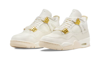 Air Jordan 4 Metallic Gold Women's Sneakers AQ9129-170