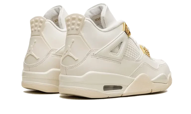 Air Jordan 4 Metallic Gold Women's Sneakers AQ9129-170