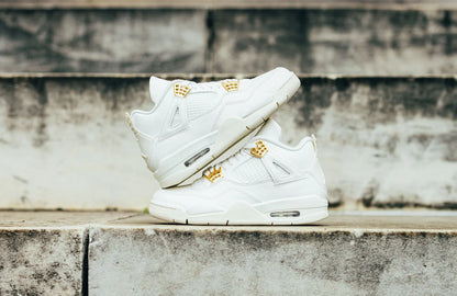 Air Jordan 4 Metallic Gold Women's Sneakers AQ9129-170