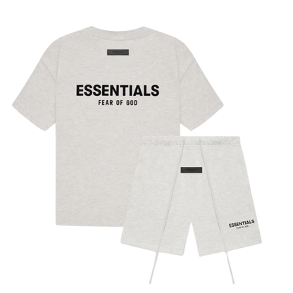 Fear of God Essentials Light Oatmeal Summer Set – Unisex
