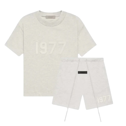 Fear of God Essentials 1977 Light Oatmeal Summer Set – Unisex