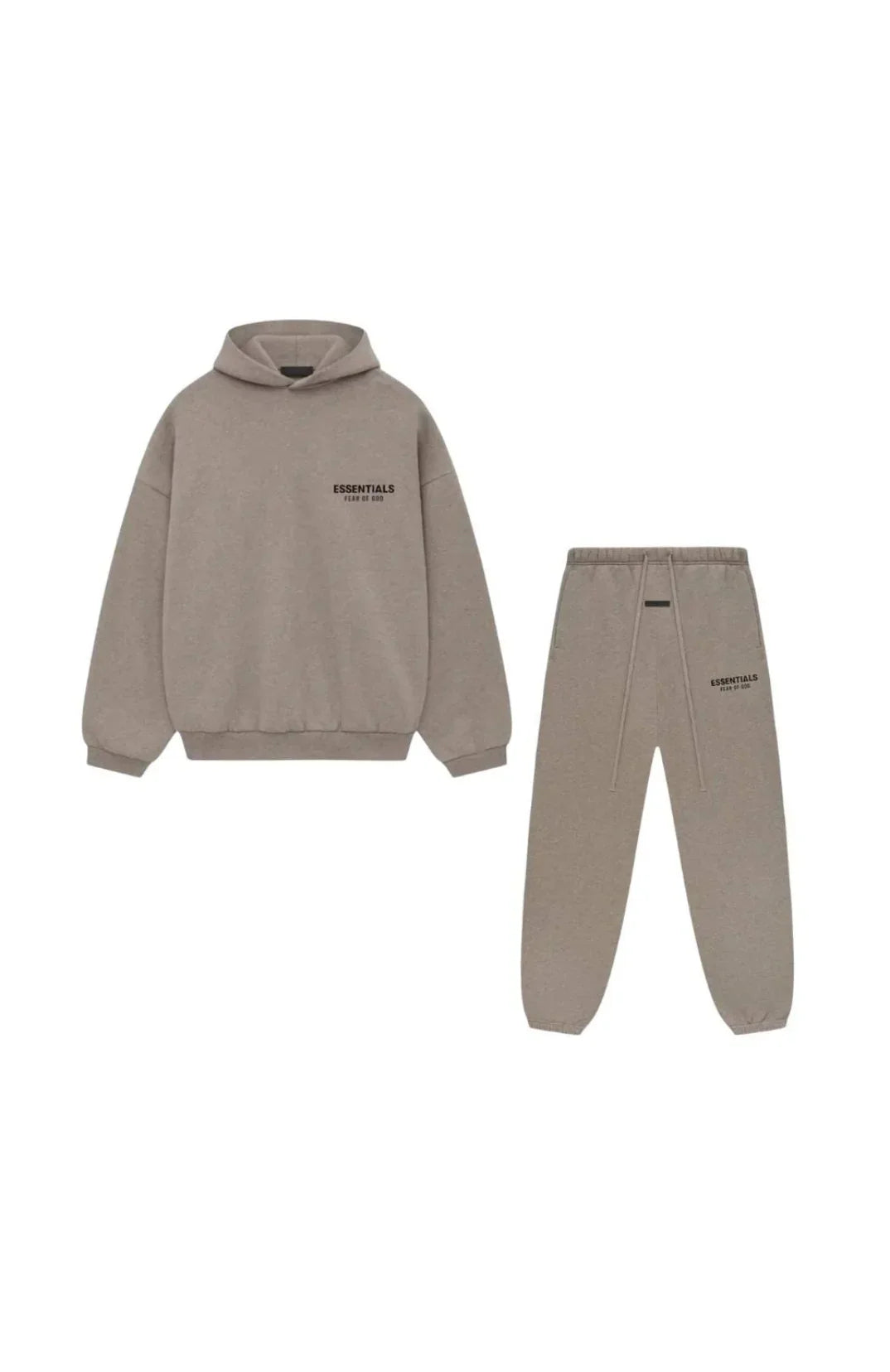 Fear of God Essentials FW24 Heather Grey Tracksuit Set – Unisex