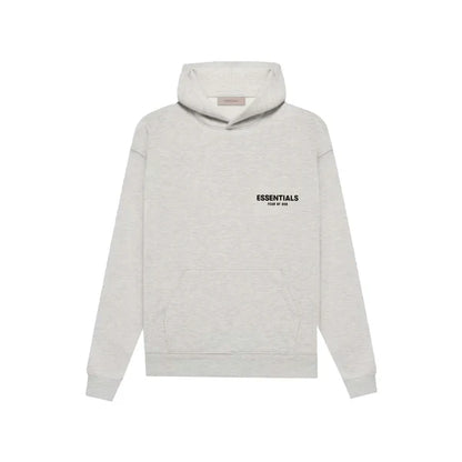 Fear of God Essentials Light Oatmeal Hoodie – Unisex
