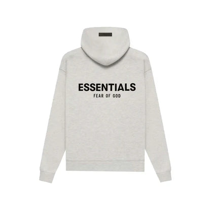 Fear of God Essentials Light Oatmeal Hoodie – Unisex