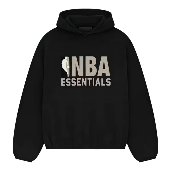 Fear of God Essentials NBA Black Grey Tracksuit Set – Unisex