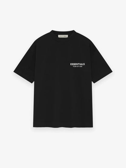 Fear of God Essentials SS25 Jet Black T-Shirt – Unisex