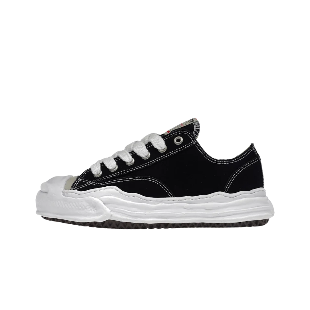 Maison Mihara Yasuhiro Hank OG Sole Canvas Low Black Sneakers A05FW702