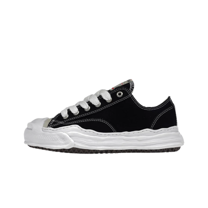 Maison Mihara Yasuhiro Hank OG Sole Canvas Low Black Sneakers A05FW702