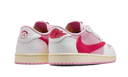 Air Jordan 1 Retro Low OG SP Travis Scott Tropical Pink Men's Sneakers IQ7604-101