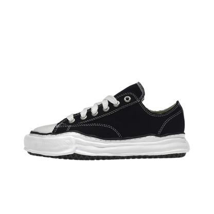 Maison Mihara Yasuhiro Peterson OG Sole Canvas Low Black Sneakers A01FW702-BLK