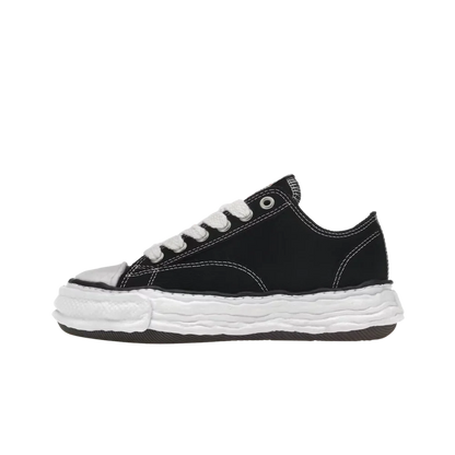 Maison Mihara Yasuhiro Peterson 23 OG Sole Canvas Low Black Sneakers A11FW702-BLK