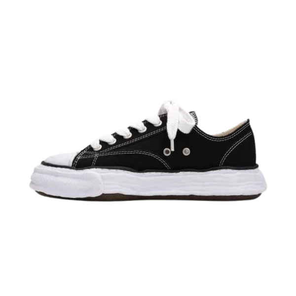 Maison Mihara Yasuhiro Peterson 23 OG Sole Canvas Low Black Sneakers A11FW702-BLK