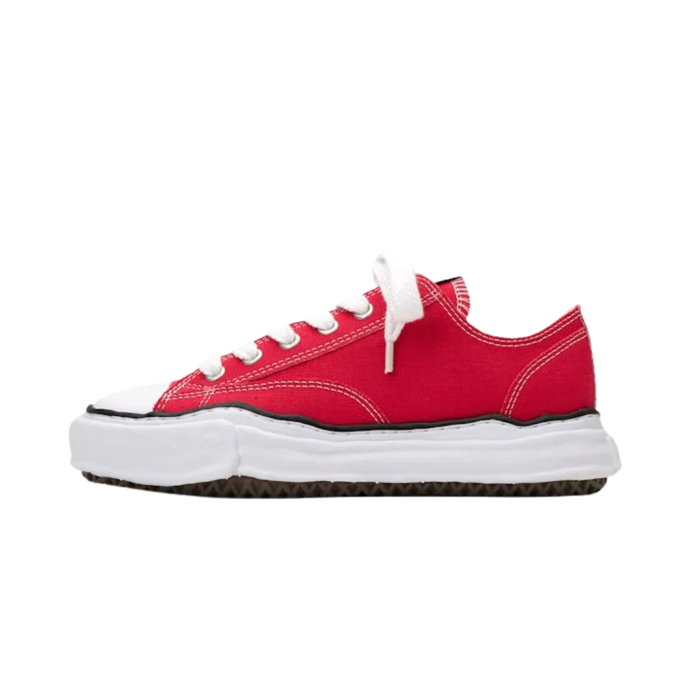 Maison Mihara Yasuhiro Peterson OG Sole Canvas Low Red Sneakers