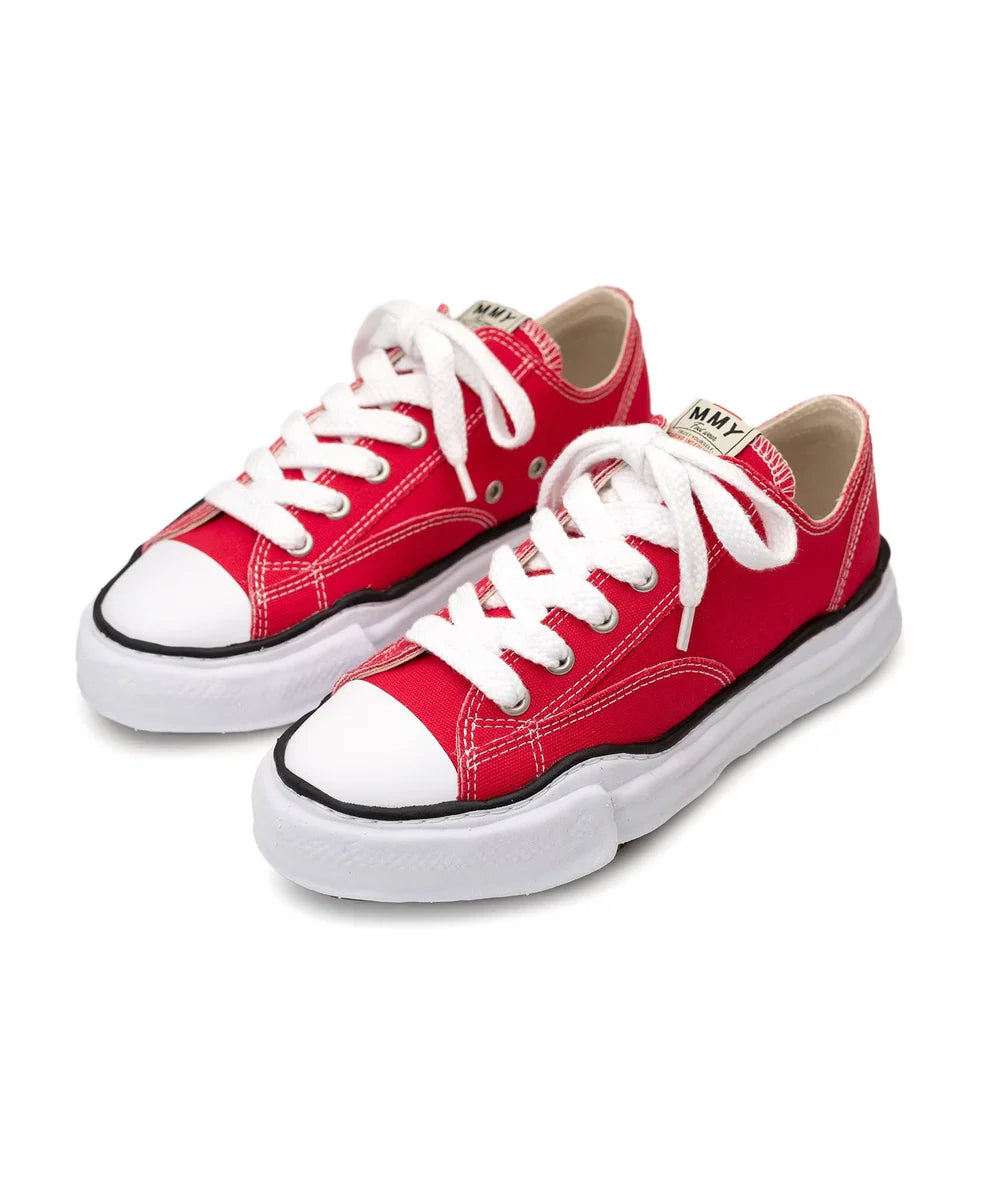 Maison Mihara Yasuhiro Peterson OG Sole Canvas Low Red Sneakers