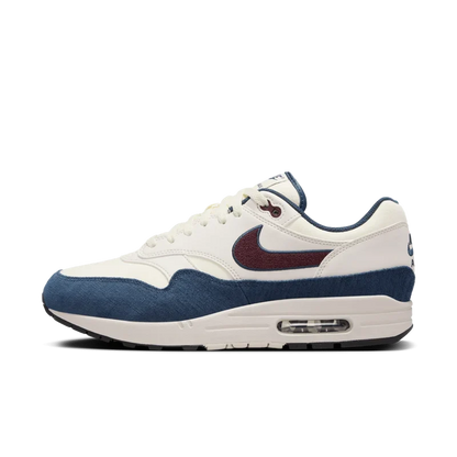 Nike Air Max 1 Coconut Milk Burgundy Crush Navy Men's Sneakers FN6952-103