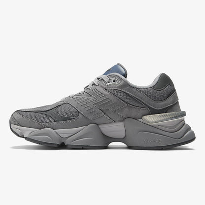 nb castlerock - ARDELIXA Castlerock sneaker with layered grey mesh, navy accents, and sculpted sole