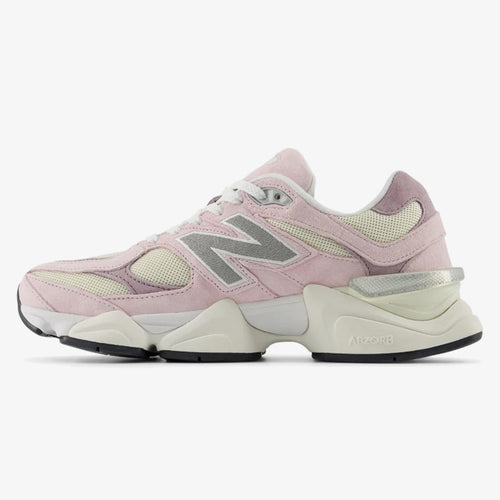 Rose Sugar and Angora ARDELIXA sneaker with layered suede and mesh upper