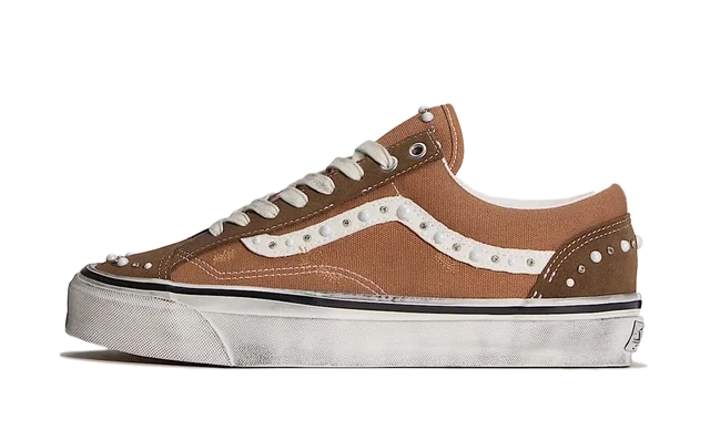 Vans LX Old Skool 36 Pearlized Pack Vintage Cocoa Brown Sneakers VN000E8VFST