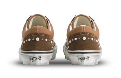 Vans LX Old Skool 36 Pearlized Pack Vintage Cocoa Brown Sneakers VN000E8VFST