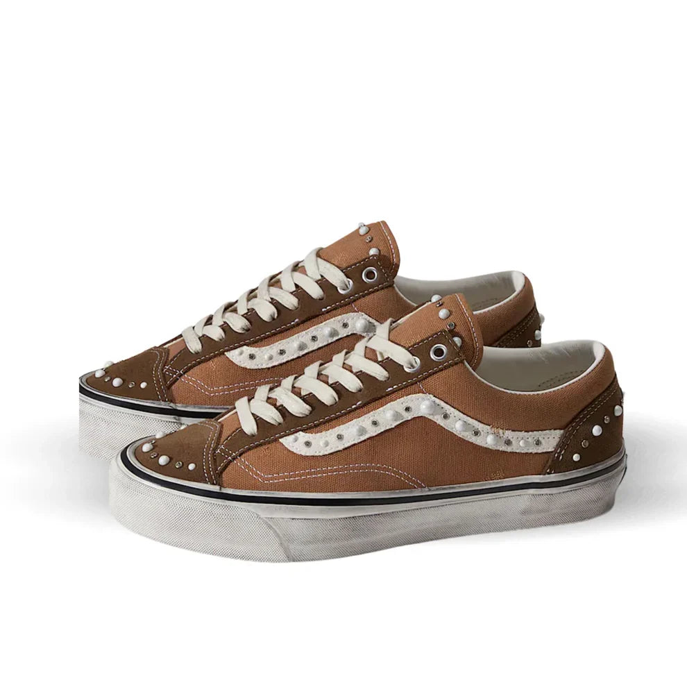 Vans LX Old Skool 36 Pearlized Pack Vintage Cocoa Brown Sneakers VN000E8VFST