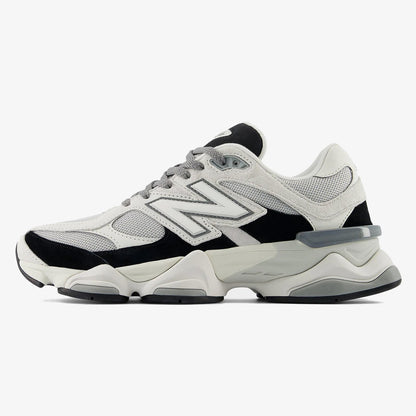 Grey Jet Black sneaker with layered suede overlays and chunky sole