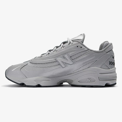 reflective pack raincloud - Silver Metallic and Raincloud sneaker with reflective overlays and grey sole
