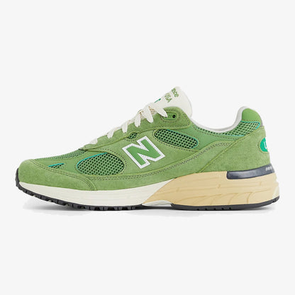 teddy chive - Chive Teddy sneaker with green mesh, pigskin suede overlays, and Sea Salt accents