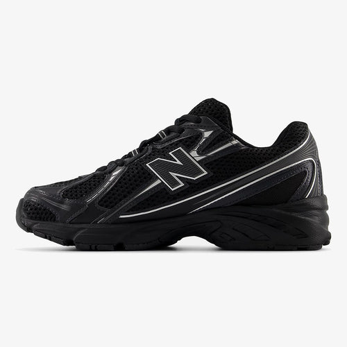 Black and silver ARDELIXA sneaker with mesh panels and metallic overlays