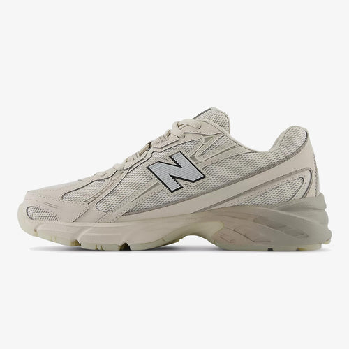 Neutral ARDELIXA sneaker in Moonbeam and Arid Stone with black trim