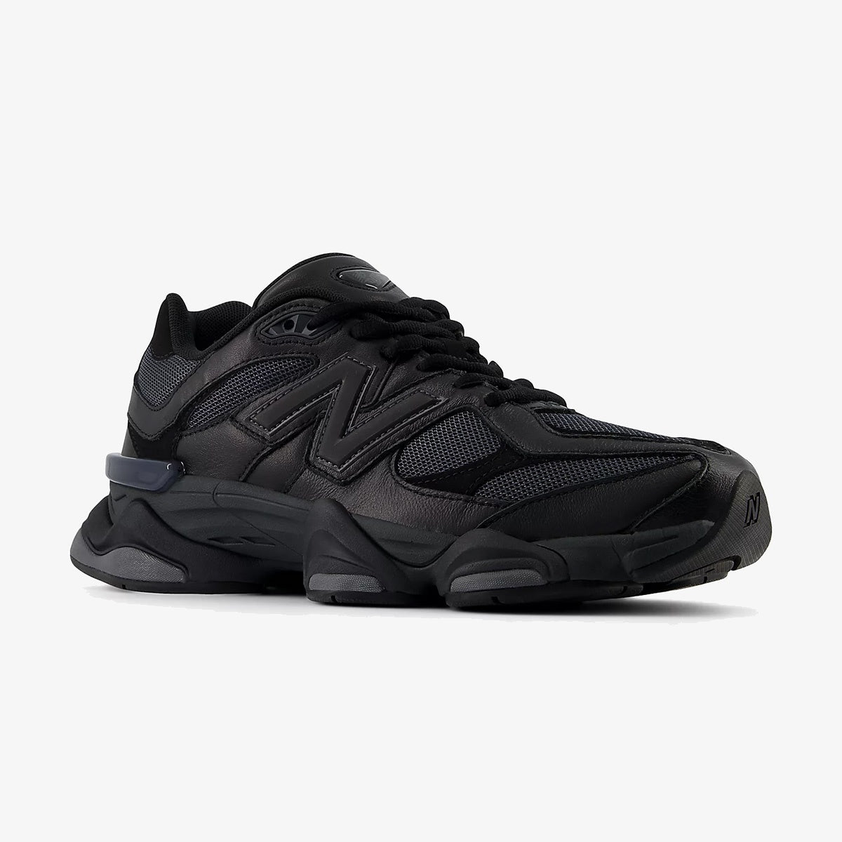triple black leather - Side product view