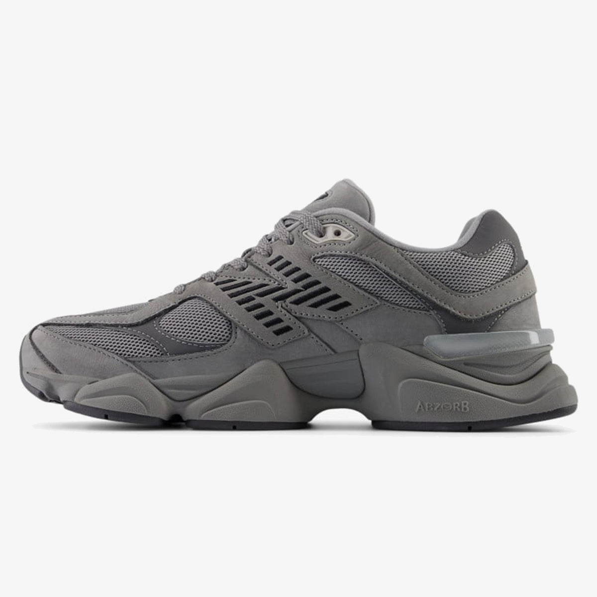 Shadow Grey ARDELIXA sneaker with nubuck overlays and sculpted sole
